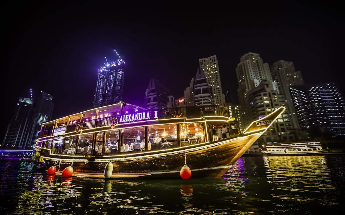 Alexandra Dhow Cruise – Luxury Dinner Cruise in Dubai Marina experience in Dubai - Image 2