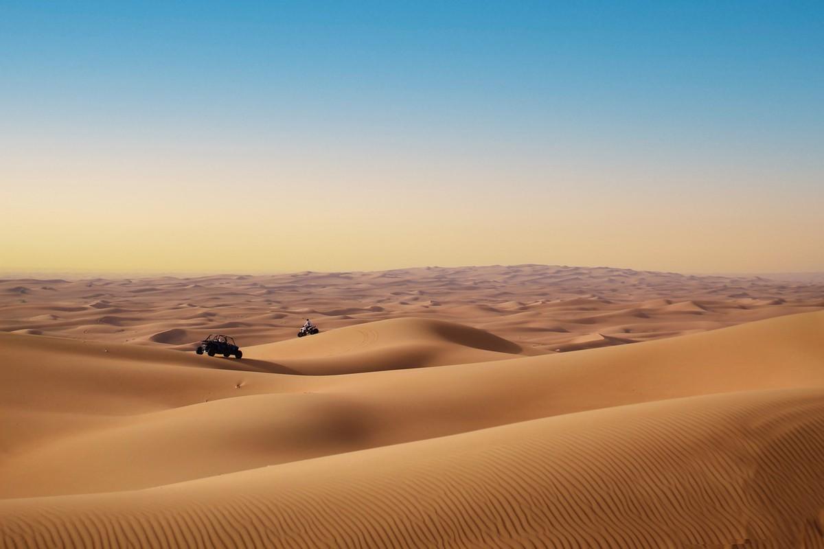 PRIVATE Desert Safari with Dinner at Premium Desert Camp experience in Dubai - Image 2