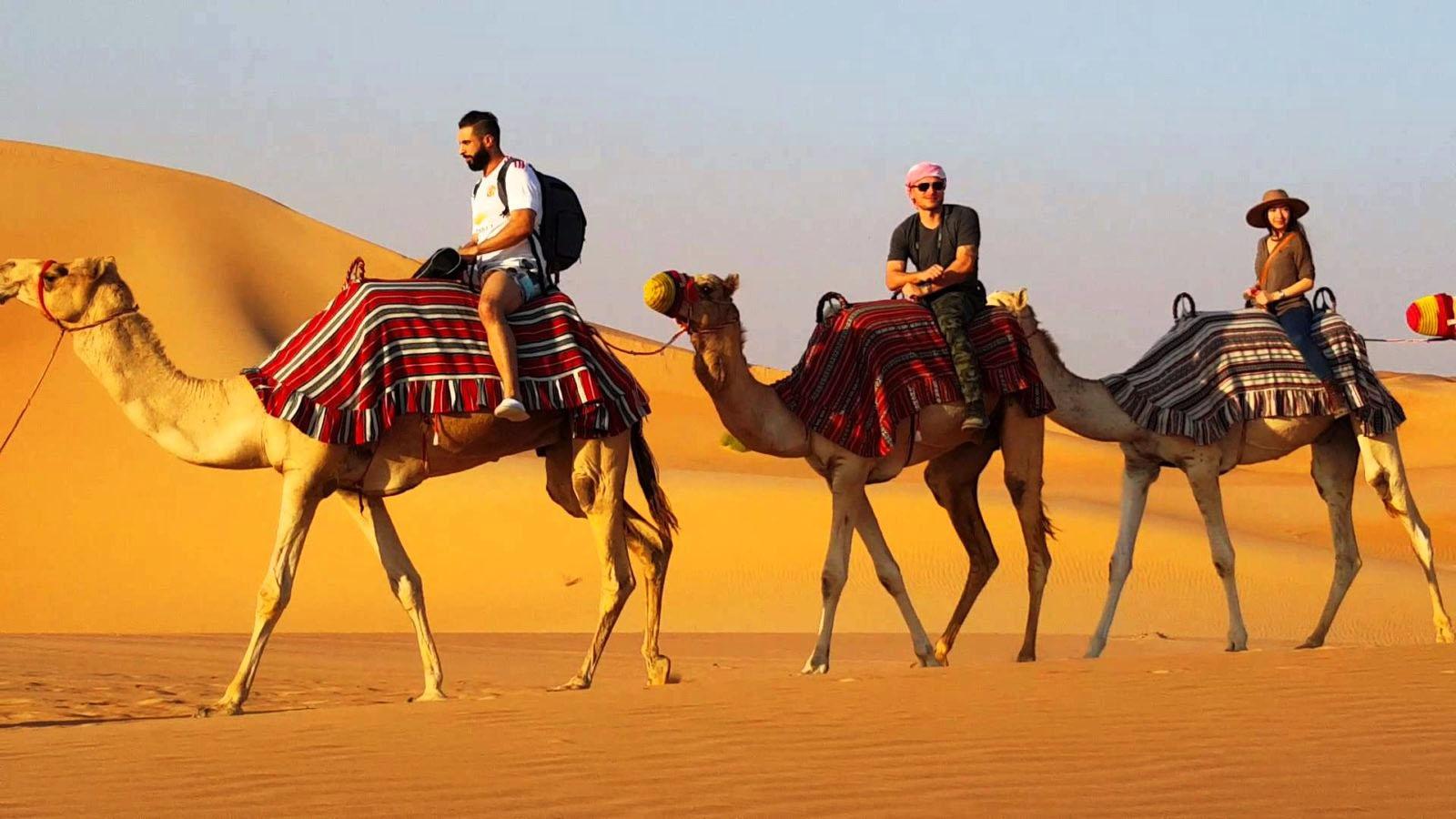 COMBO : Camel Riding & Quad Biking Adventure in the Desert experience in Dubai - Image 1