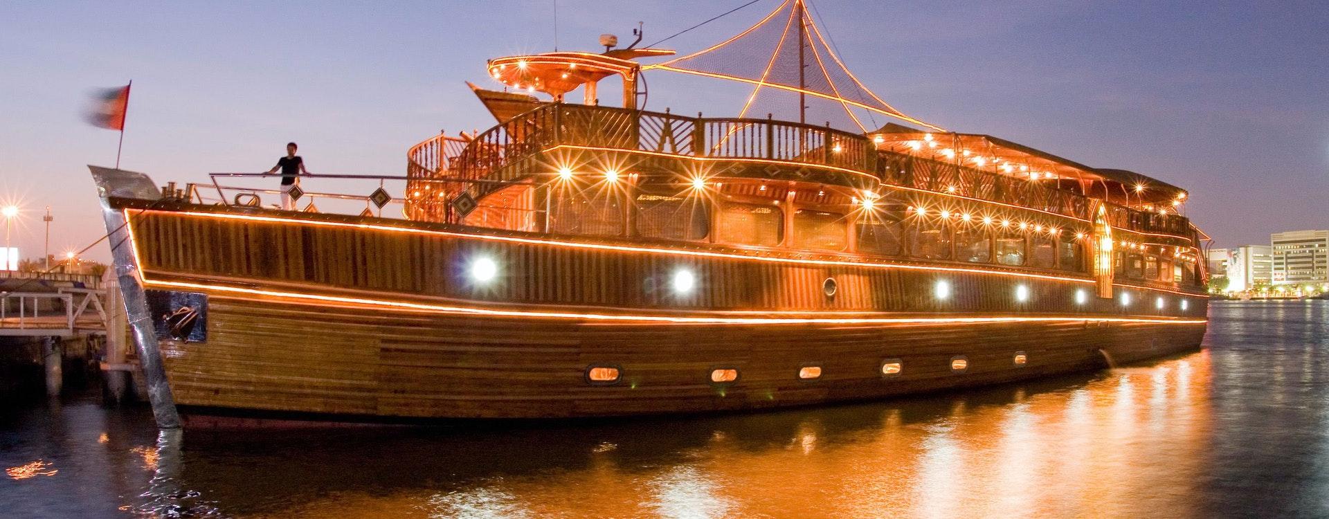 Al Mansour Dhow Dinner Cruise with Buffet & Soft Drinks