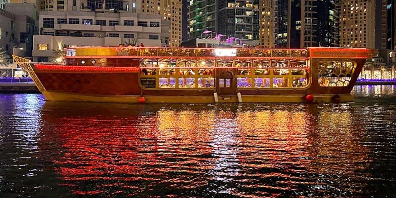 Ocean Empress Dinner Cruise Dubai with Buffet & Soft Drinks