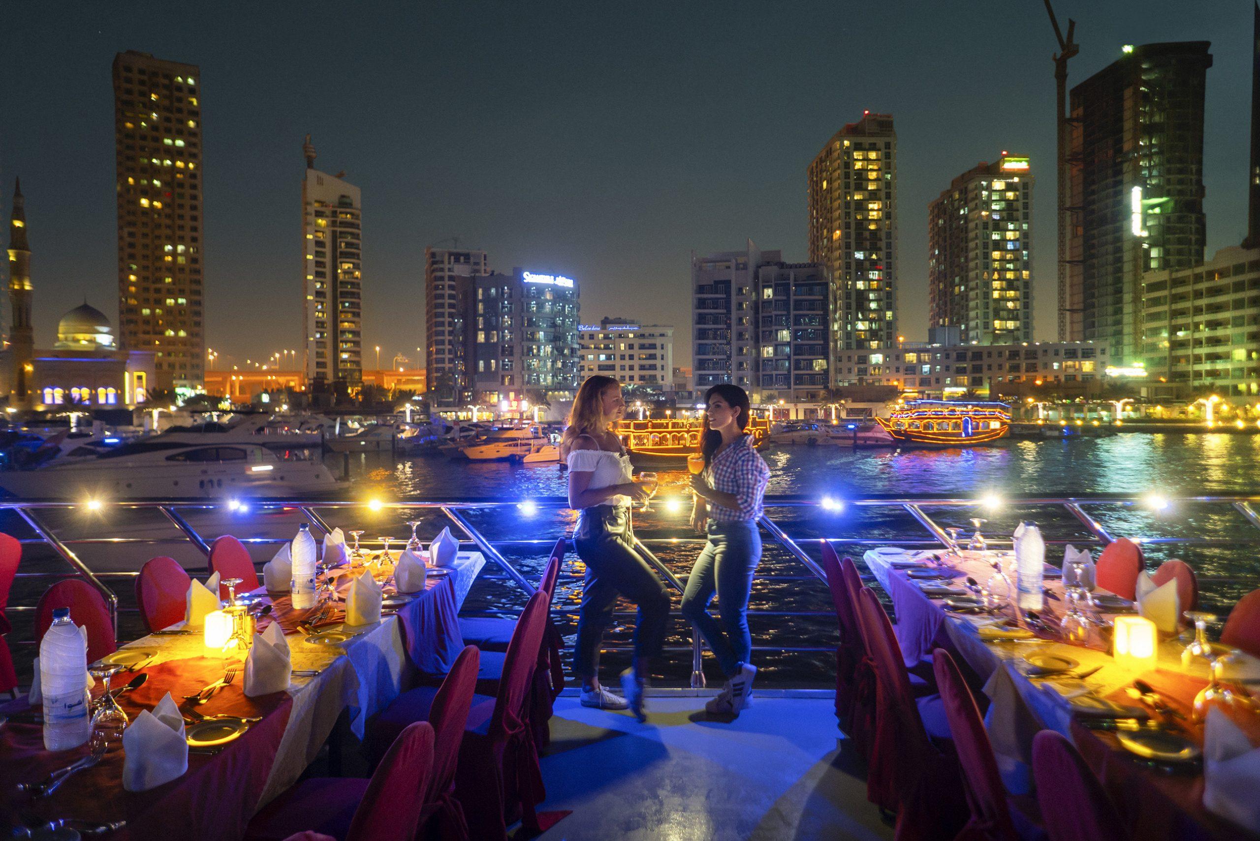 Ocean Empress Dinner Cruise Dubai with Buffet & Soft Drinks