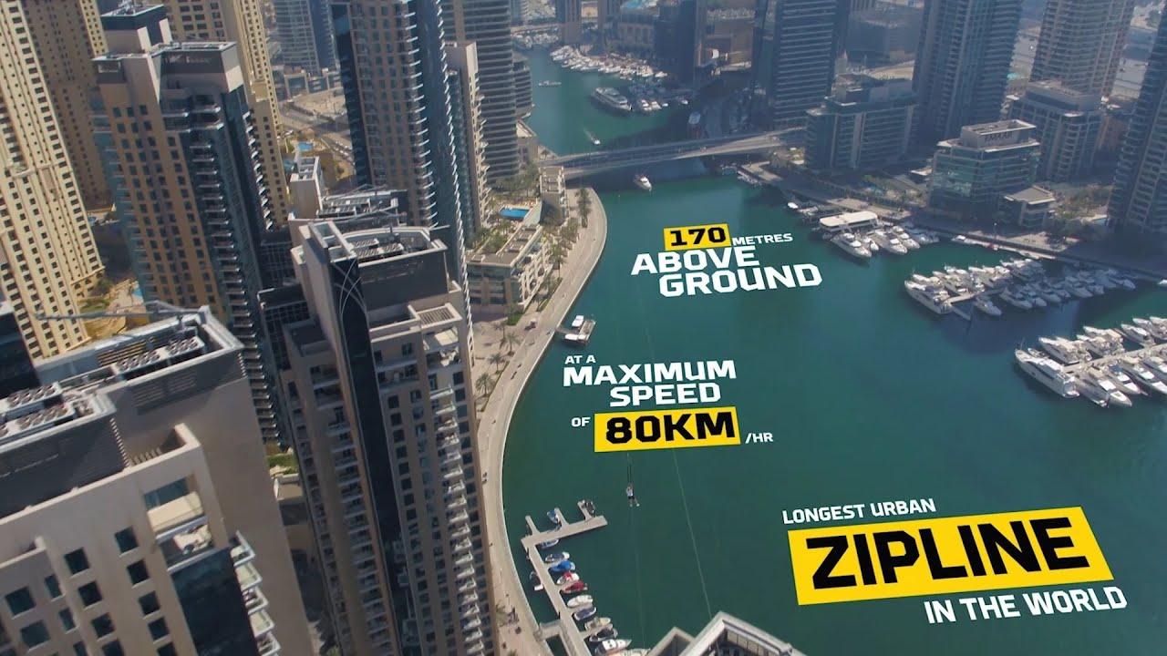 XLine Dubai Marina – The World's Longest Urban Zipline experience in Dubai - Image 3