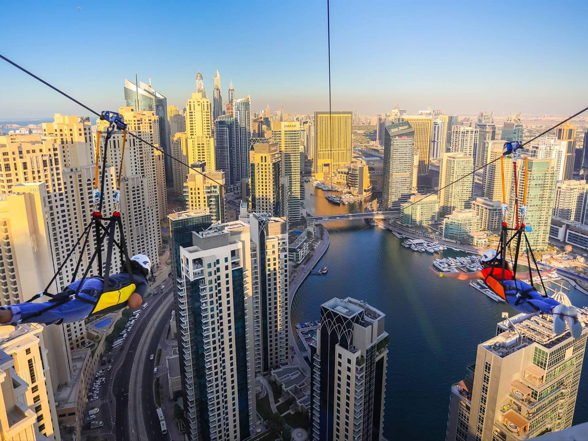 XLine Dubai Marina – The World's Longest Urban Zipline experience in Dubai - Image 4
