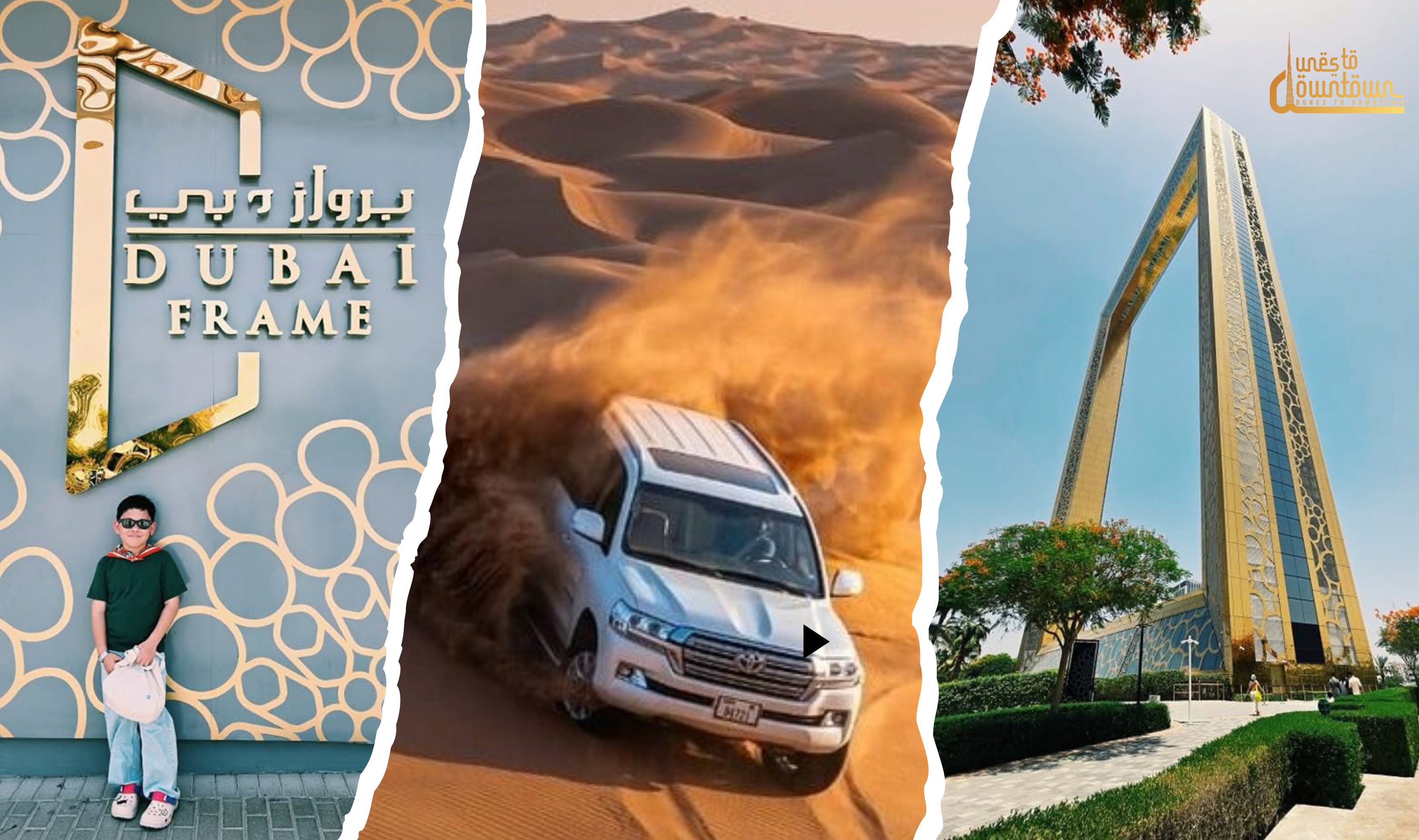 Dubai Frame & Desert Safari Combo Adventure experience in Dubai - Image 1