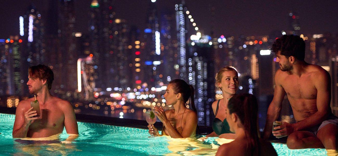 Aura Pool Access with Transport – 360° Views & Premium Vibes experience in Dubai - Image 9
