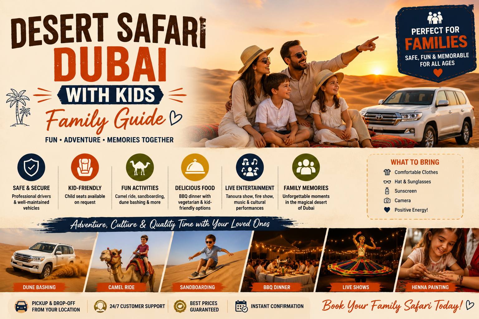 Desert Safari Dubai with Kids - Family Guide