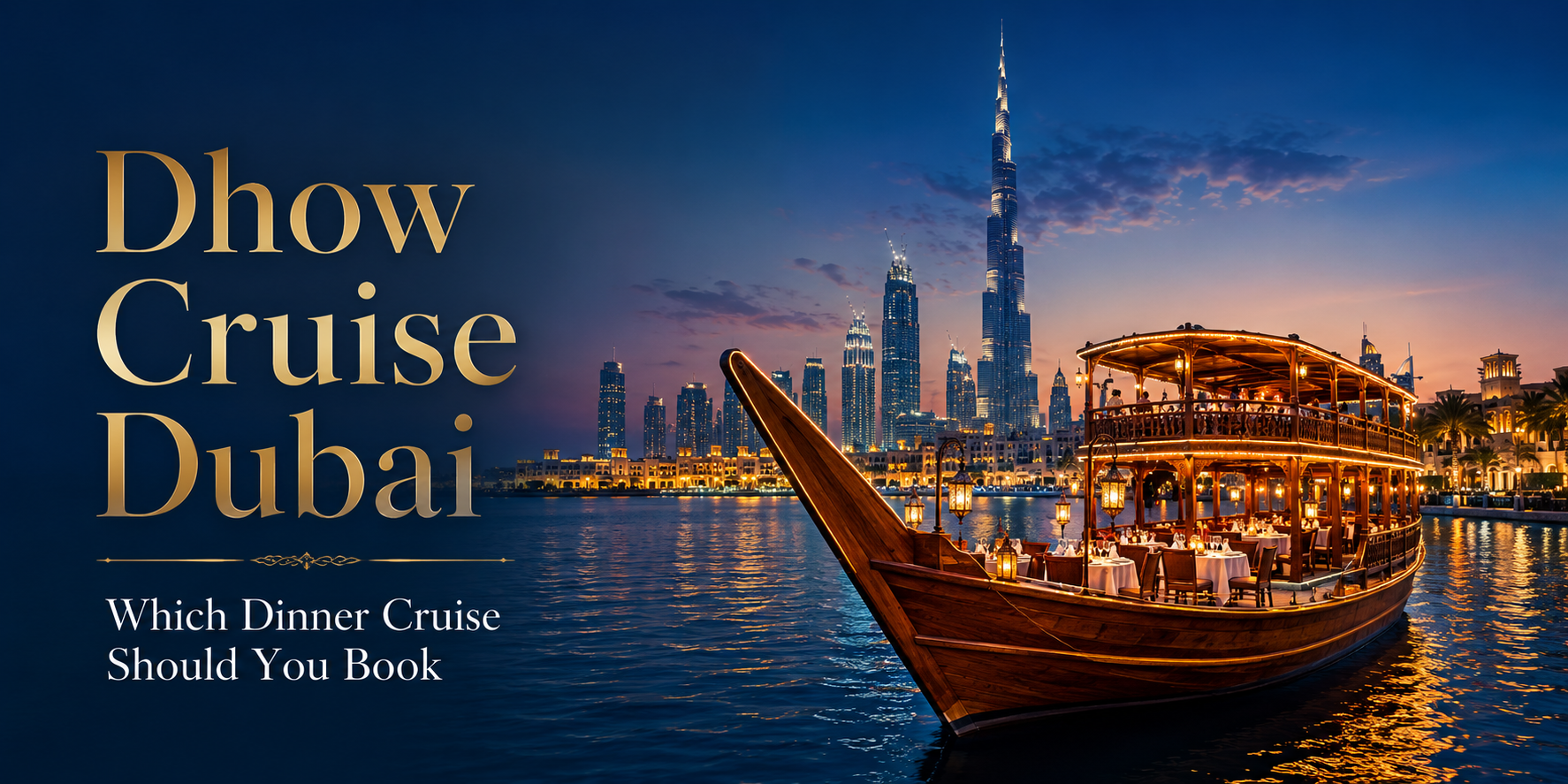 Dhow Cruise Dubai - Which Dinner Cruise Should You Book?