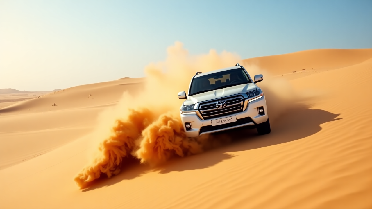 Morning Dubai Desert Safari Tour with Quad Bike & Camel Riding