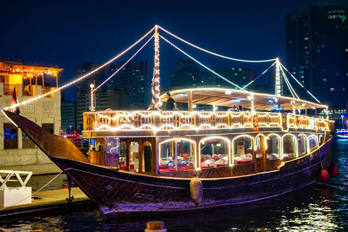Al Mansour Dhow Cruise with Dinner experience in Dubai - Image 1