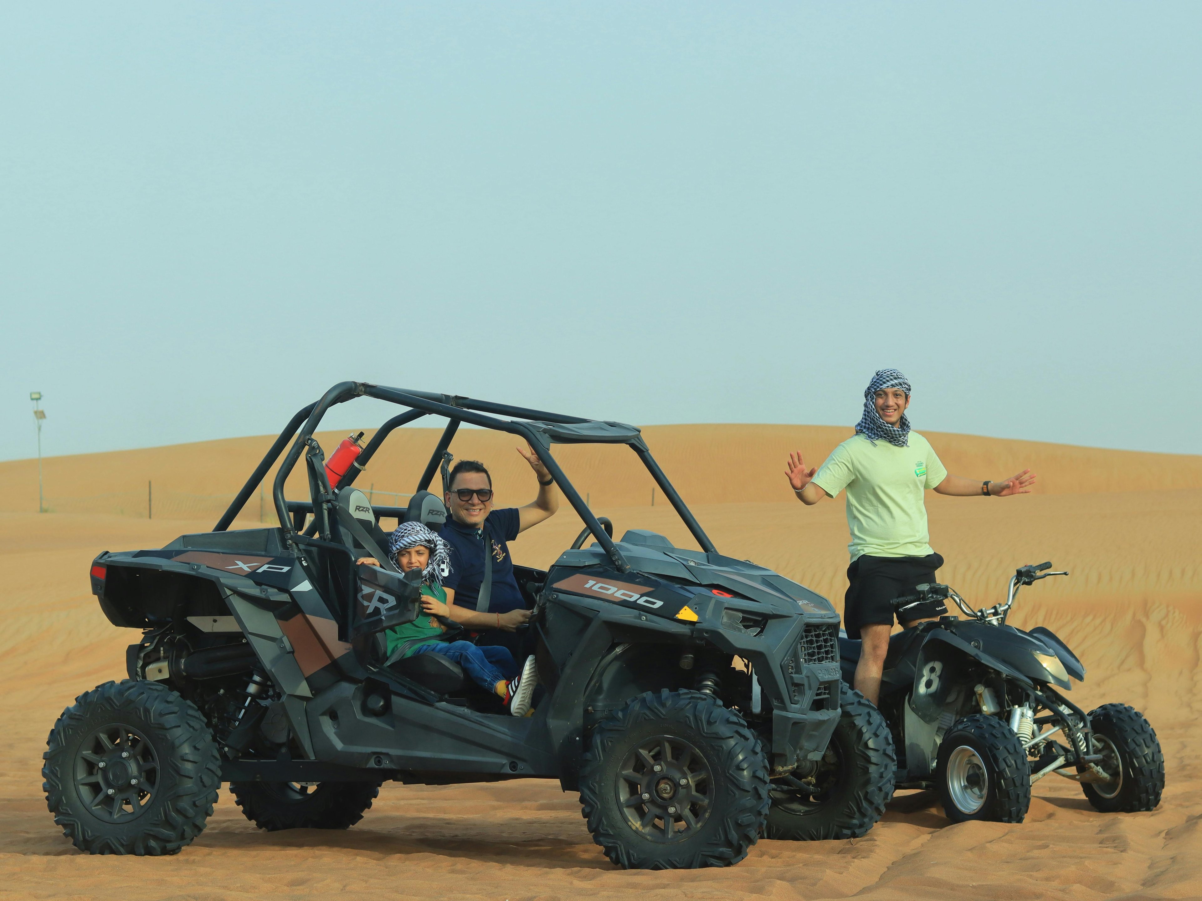 Self-Drive Desert Buggy Tours in Dubai - Experience the thrill of driving through golden sand dunes