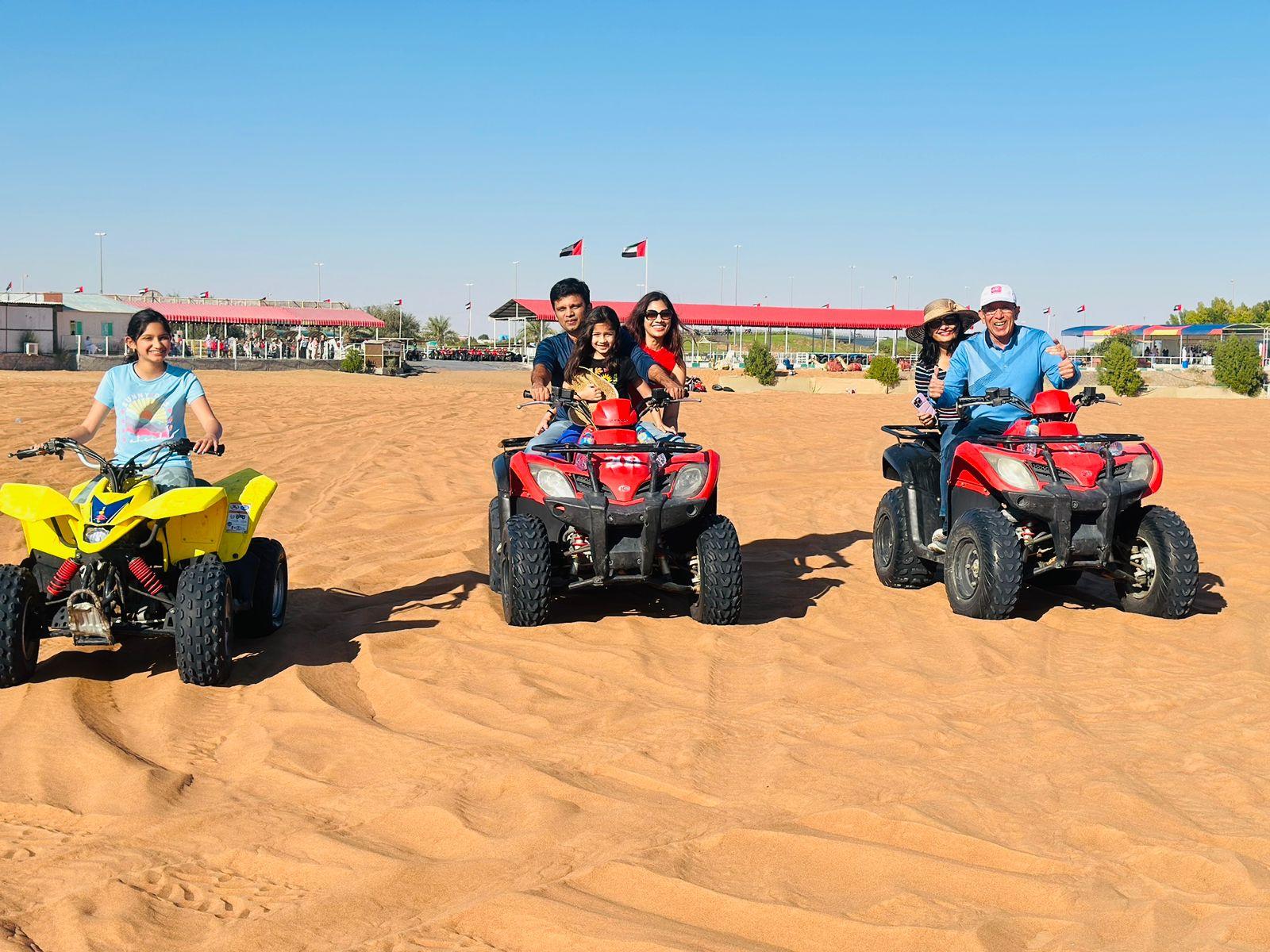 Evening Desert Safari + ATV Quad Biking with B.B.Q Dinner experience in Dubai - Image 8