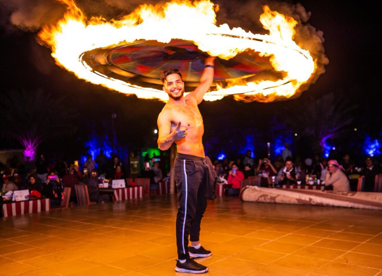 PRIVATE Desert Safari with Dinner at Premium Desert Camp experience in Dubai - Image 13