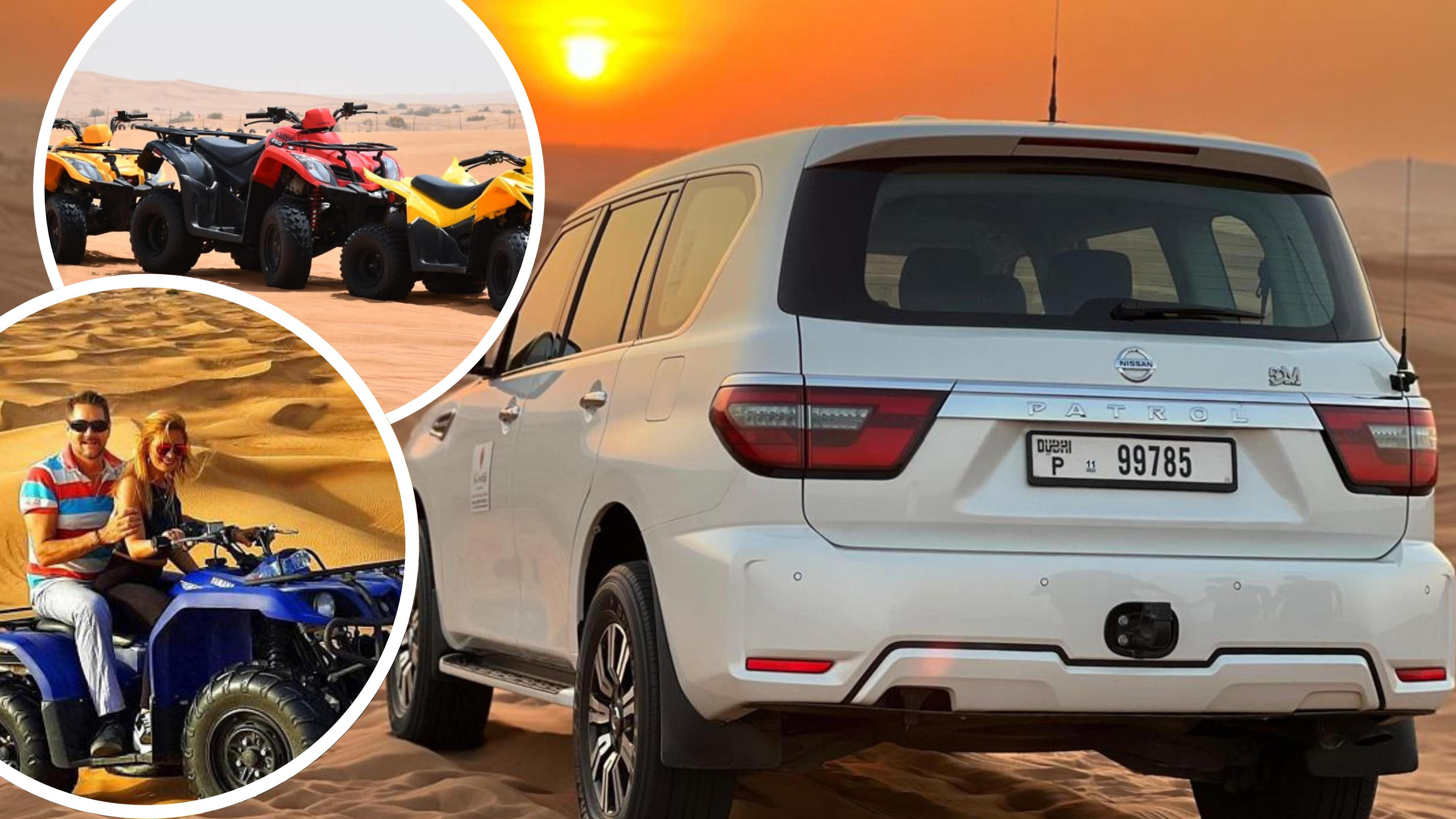 Premium Desert Safari with B.B.Q Dinner + ATV Quad Biking experience in Dubai - Image 1