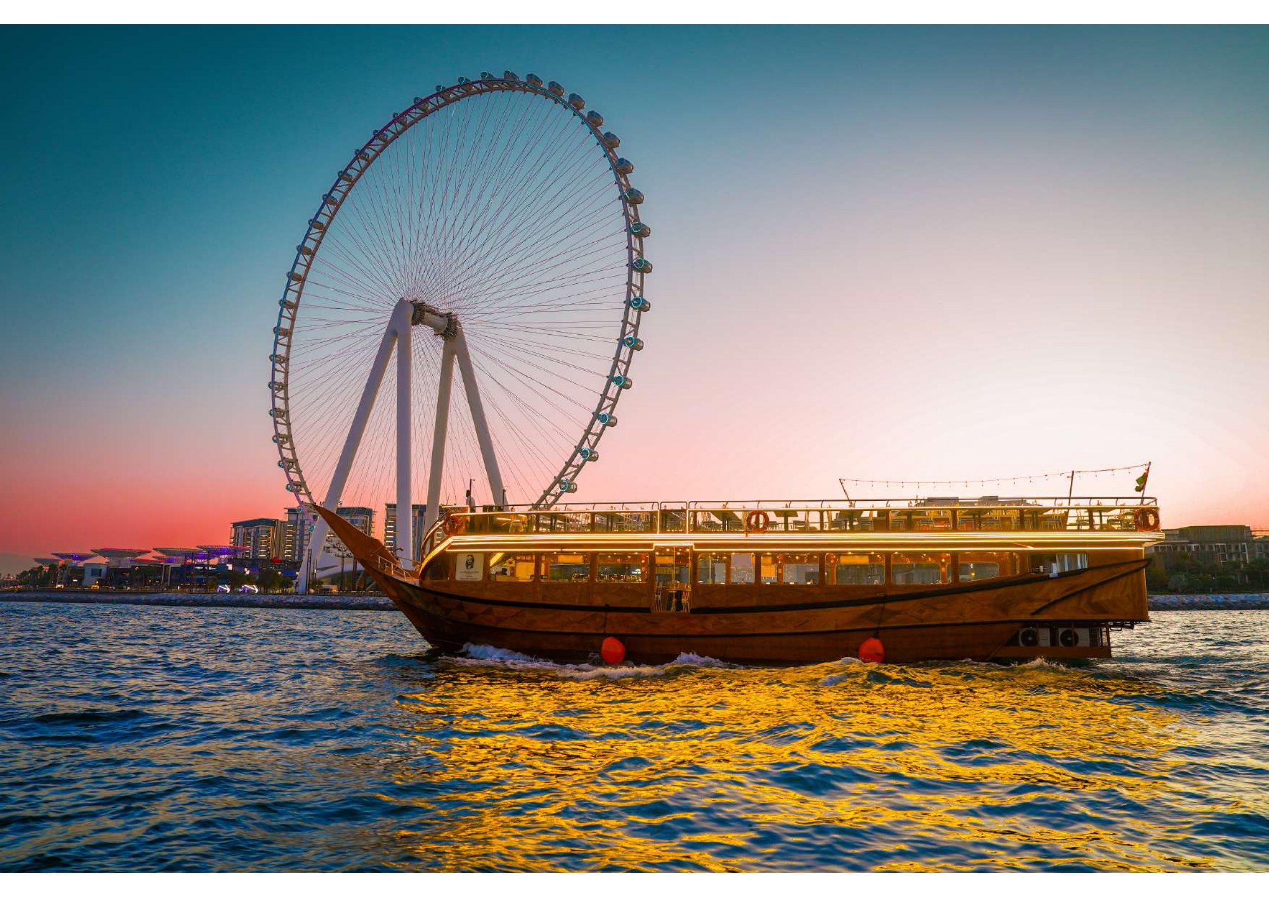 Evening Marina Dhow Cruise with Dinner experience in Dubai - Image 3