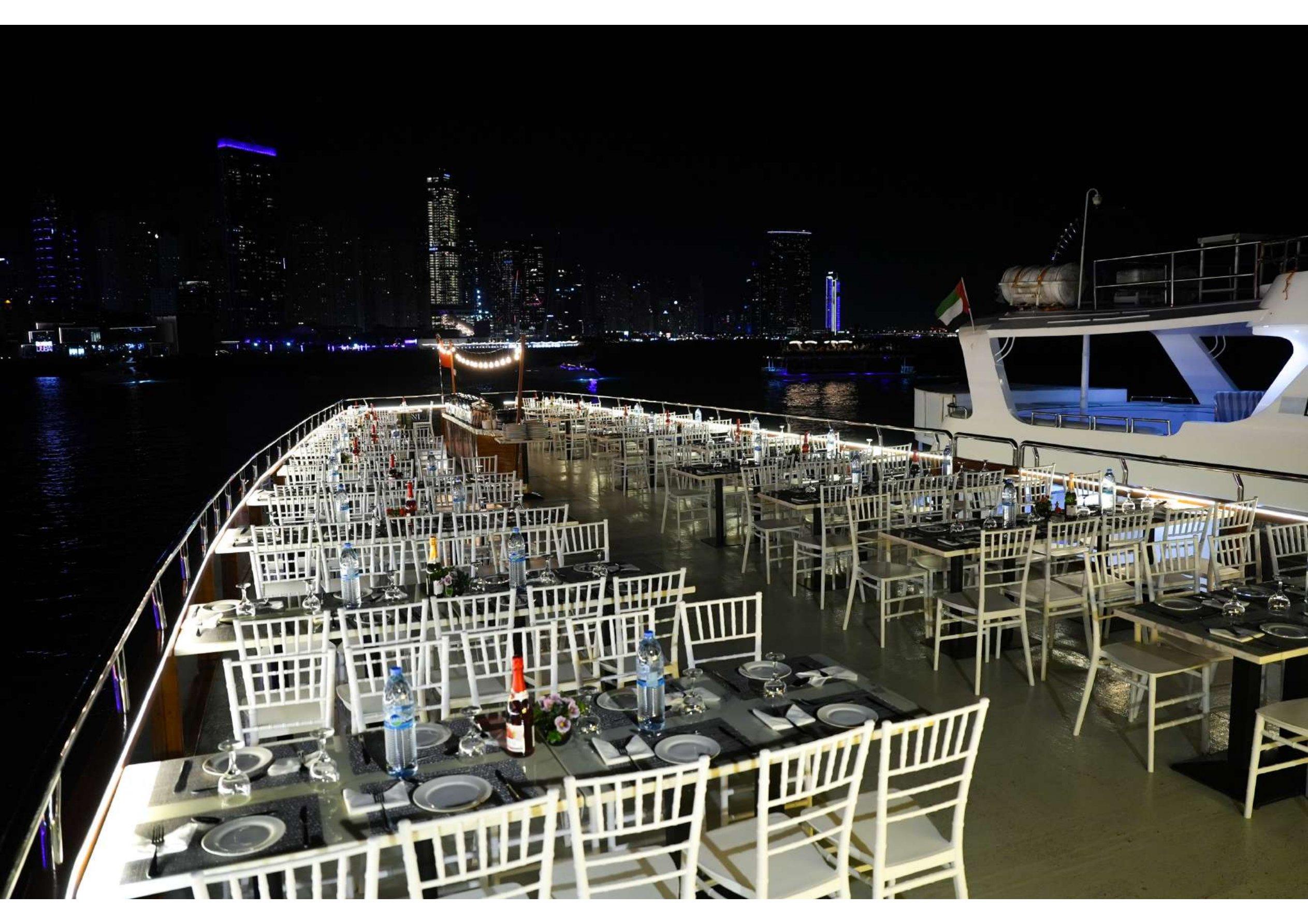 Evening Marina Dhow Cruise with Dinner experience in Dubai - Image 8