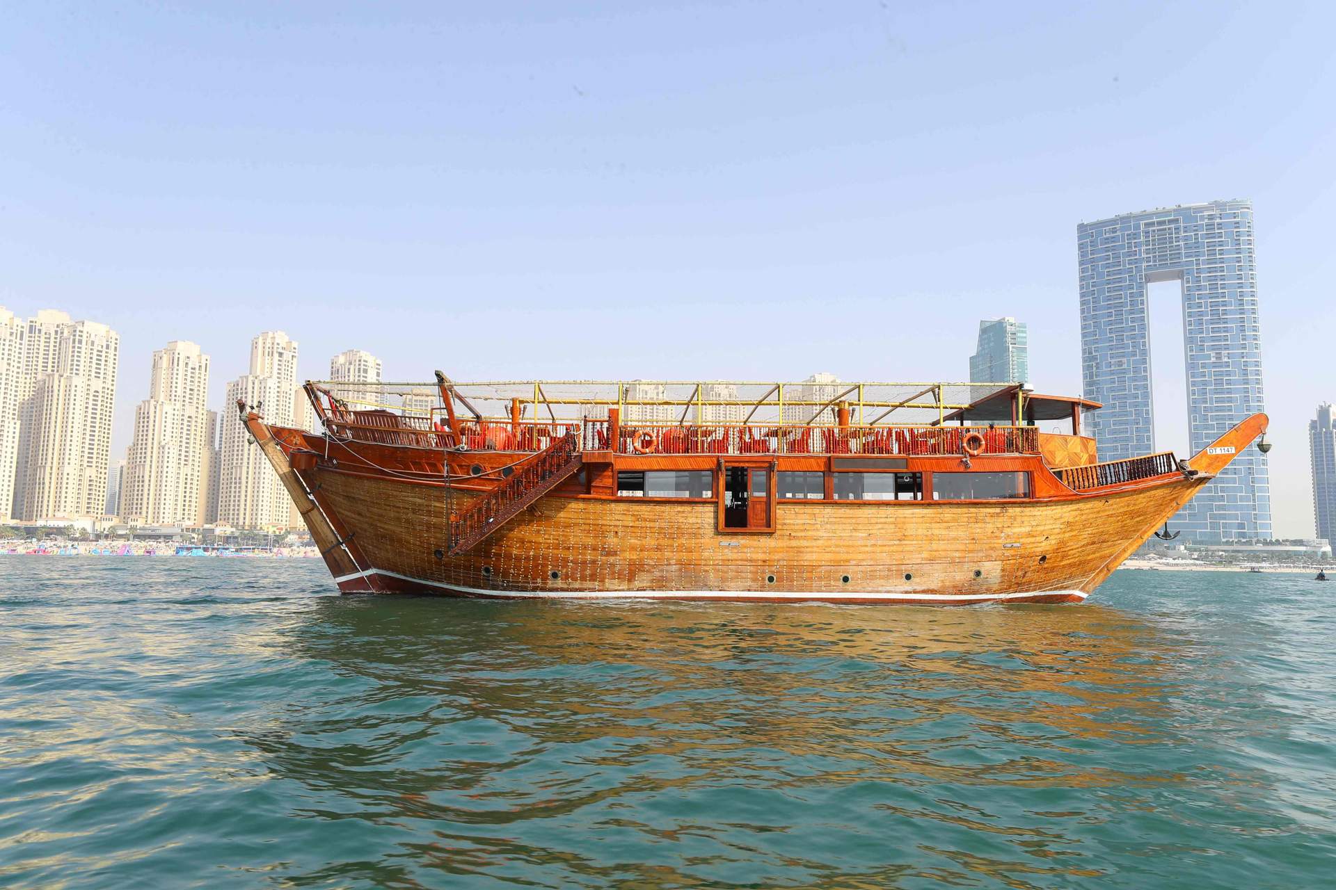 Al Mansour dhow cruise luxury dinner cruise experience in Dubai Creek