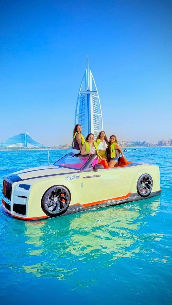 Jet Car Ride Luxury Water Adventure Dubai in Dubai
