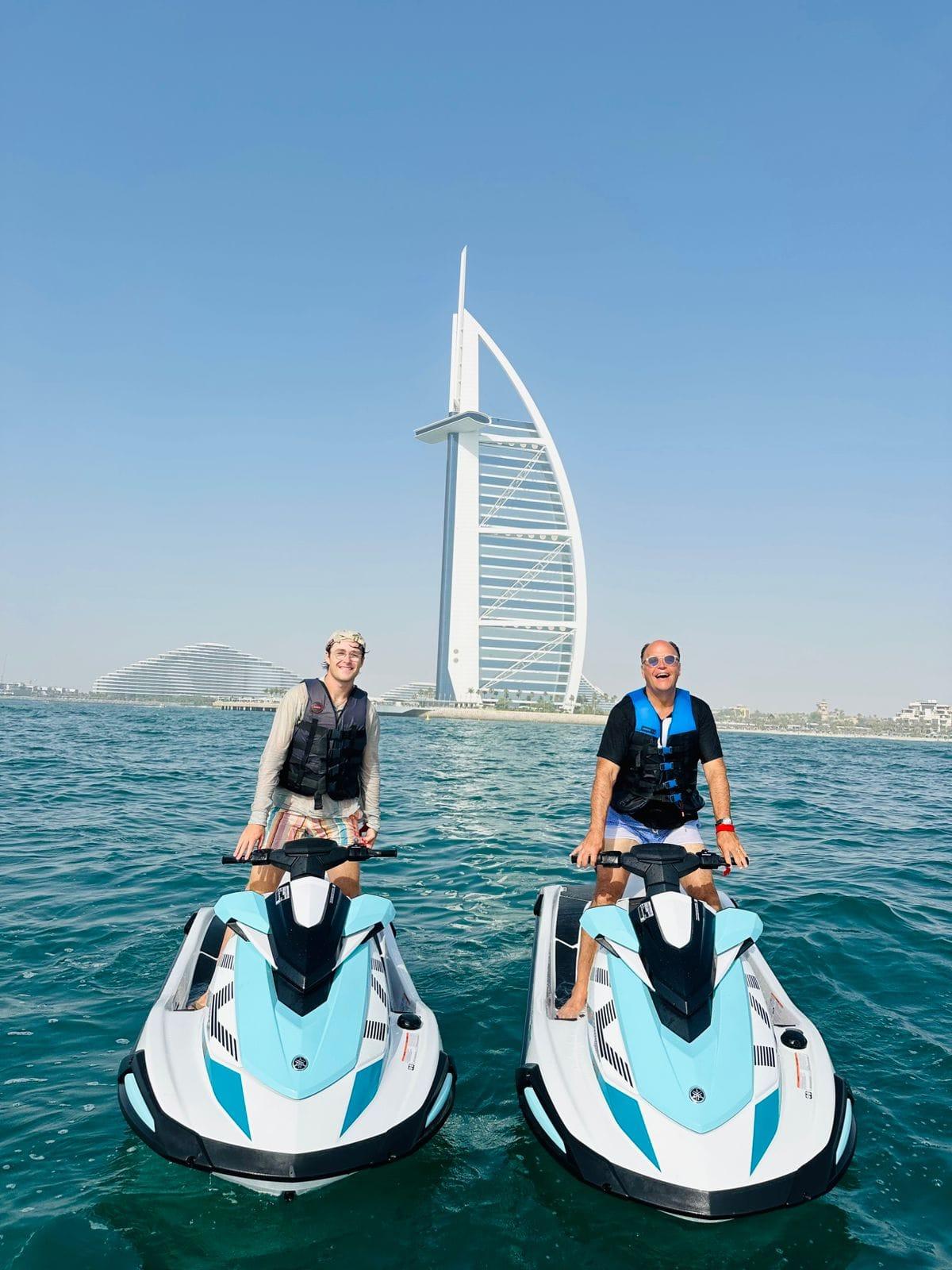 Jetski ride 30 minutes Dubai water adventure near Burj Al Arab