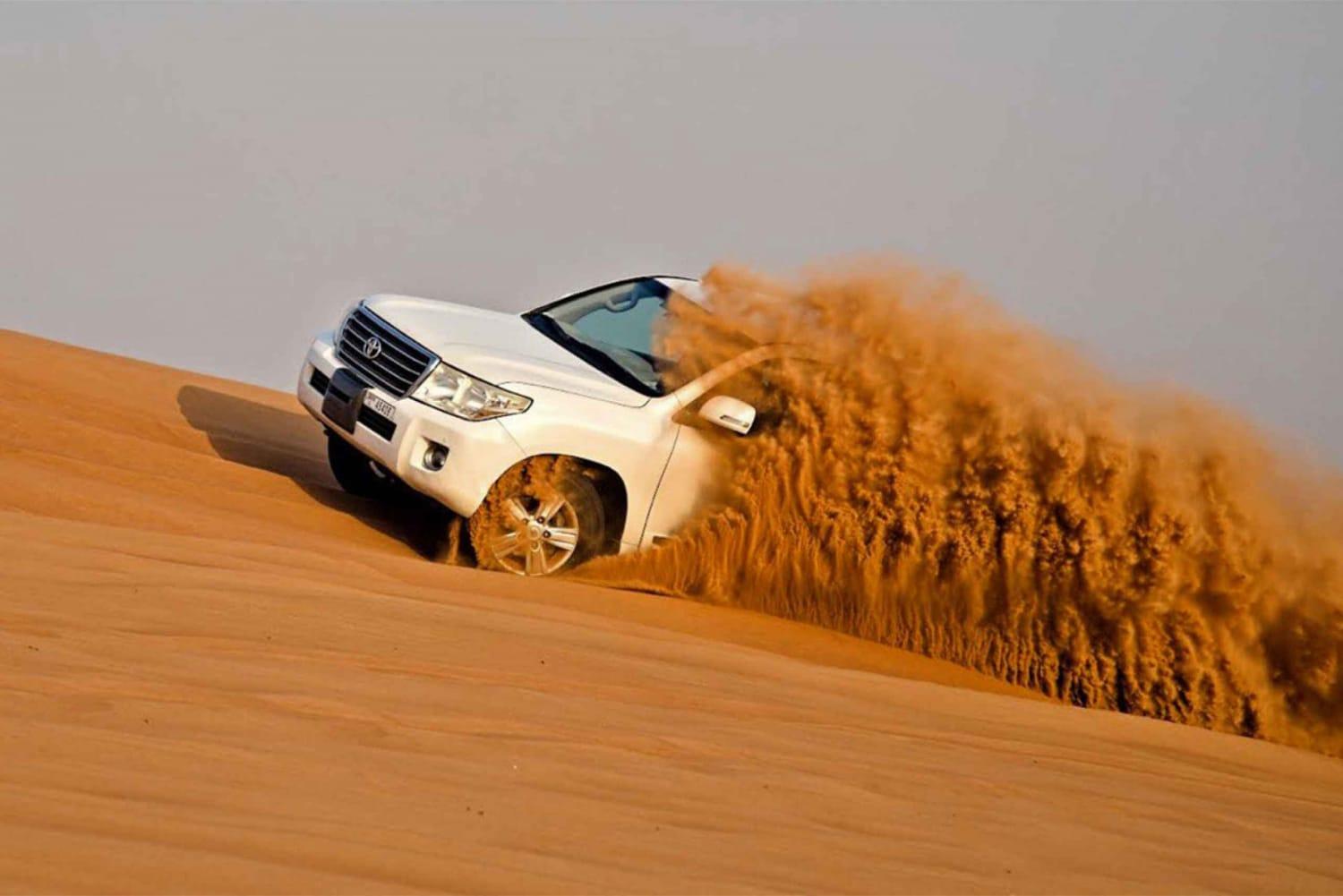 Morning Desert Safari with Premium Yacht Dinner at Marina