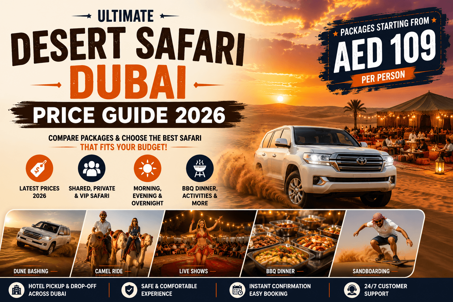 Desert Safari Dubai Price Guide 2026
